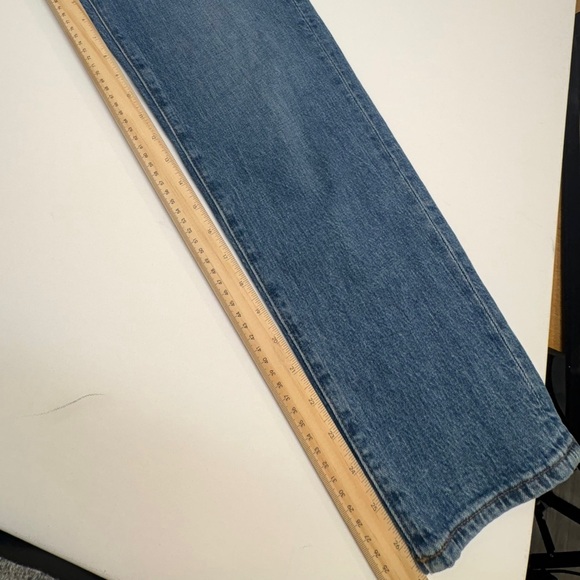 Madewell The Momjean High Rise Tapered Leg Jeans Sz 25 - Picture 9 of 9